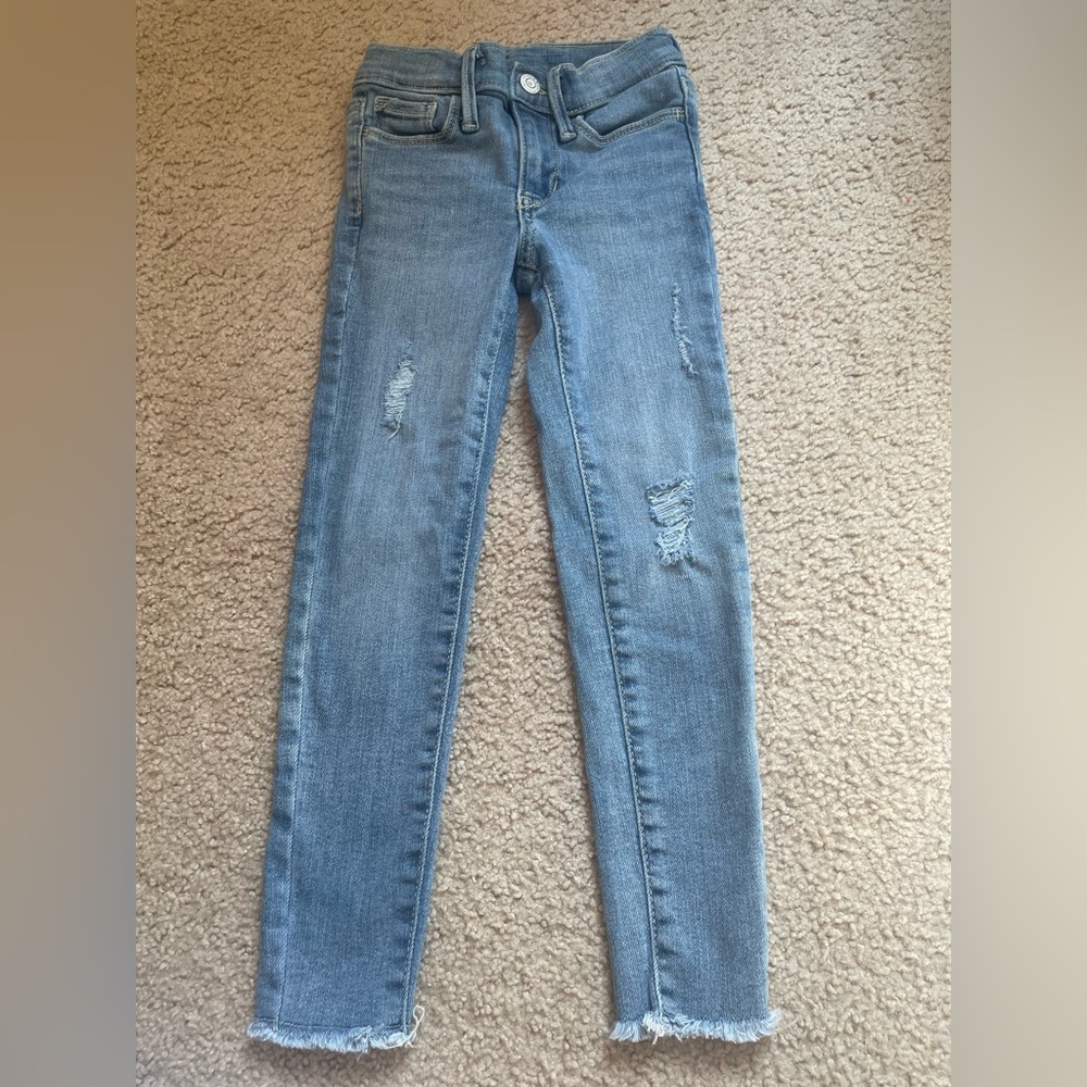 Old Navy High-Waisted Rockstar 360° Stretch Ripped Jeggings for Girls